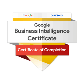 Google Business Intelligence Certificate